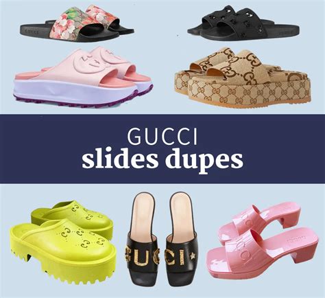 offbrand Gucci slides